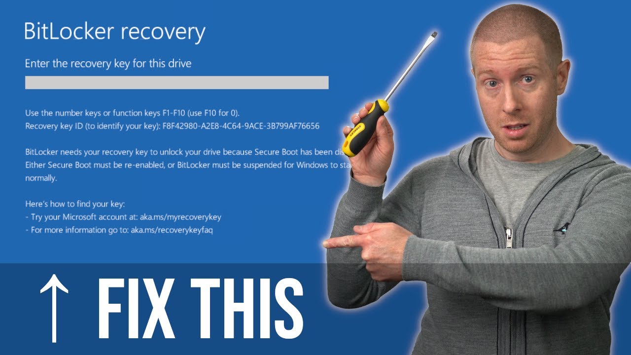 Locating Your BitLocker Recovery Key