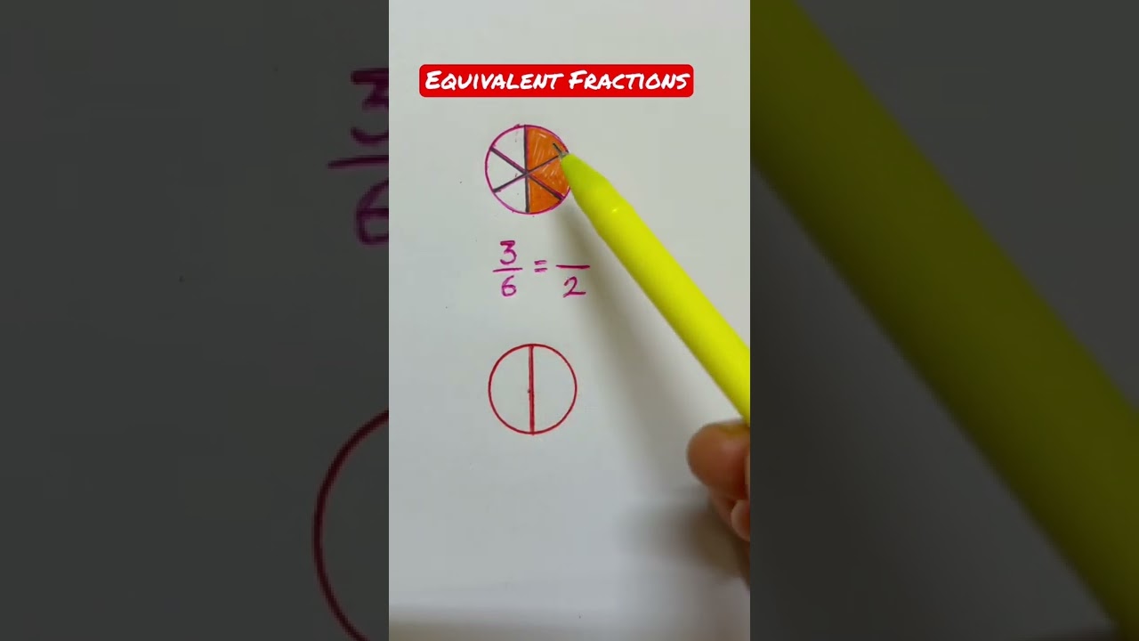 Find the Equivalent Fraction of 3/6 for 2/___
