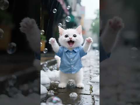 "The Kittens' Urban Bubble Bath Plan!"