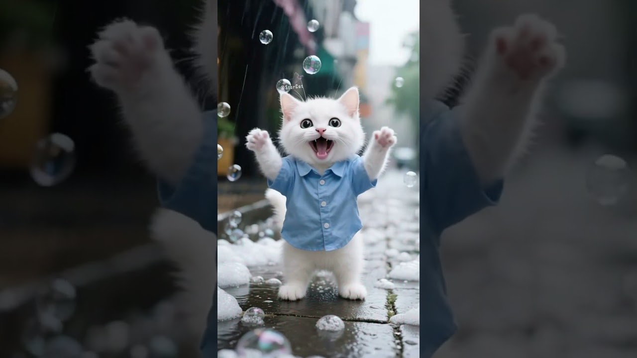 Heartwarming Tale of Kittens' Urban Bubble Bath Adventure π