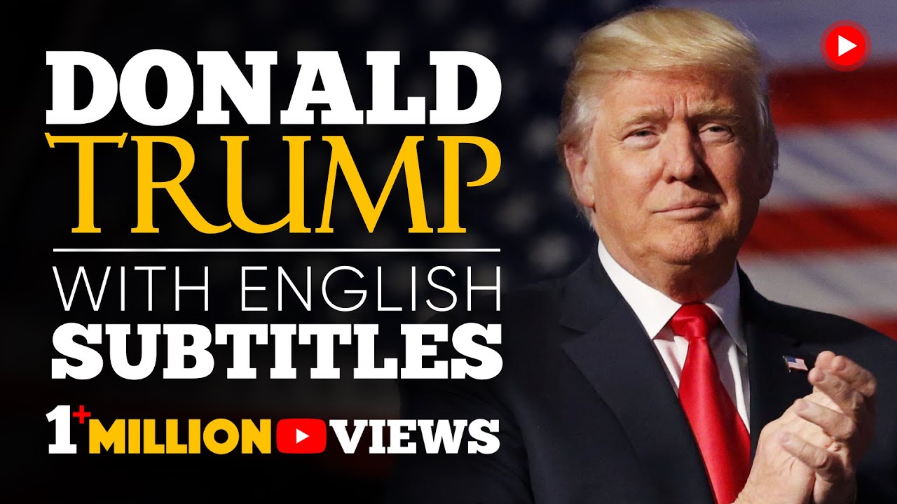 Inspiring Speech by Donald Trump: Never, Ever Give Up 💪 | Learn English with Subtitles