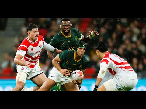 Highlights: Springboks vs Japan in London
