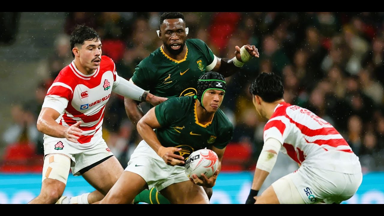 Springboks Dominate Japan with 61-7 Victory at Wembley π