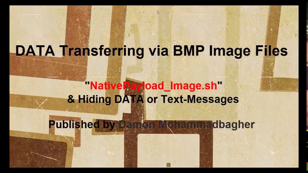Chapter 11: Hide Data & Messages Using BMP Files with NativePayload_Image.sh v2 ๐ผ๏ธ