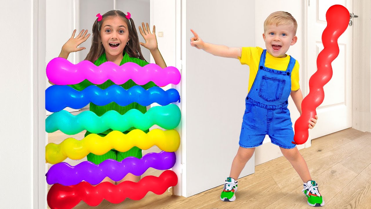 Kids' Balloon Play & Fun Tricks 🎈