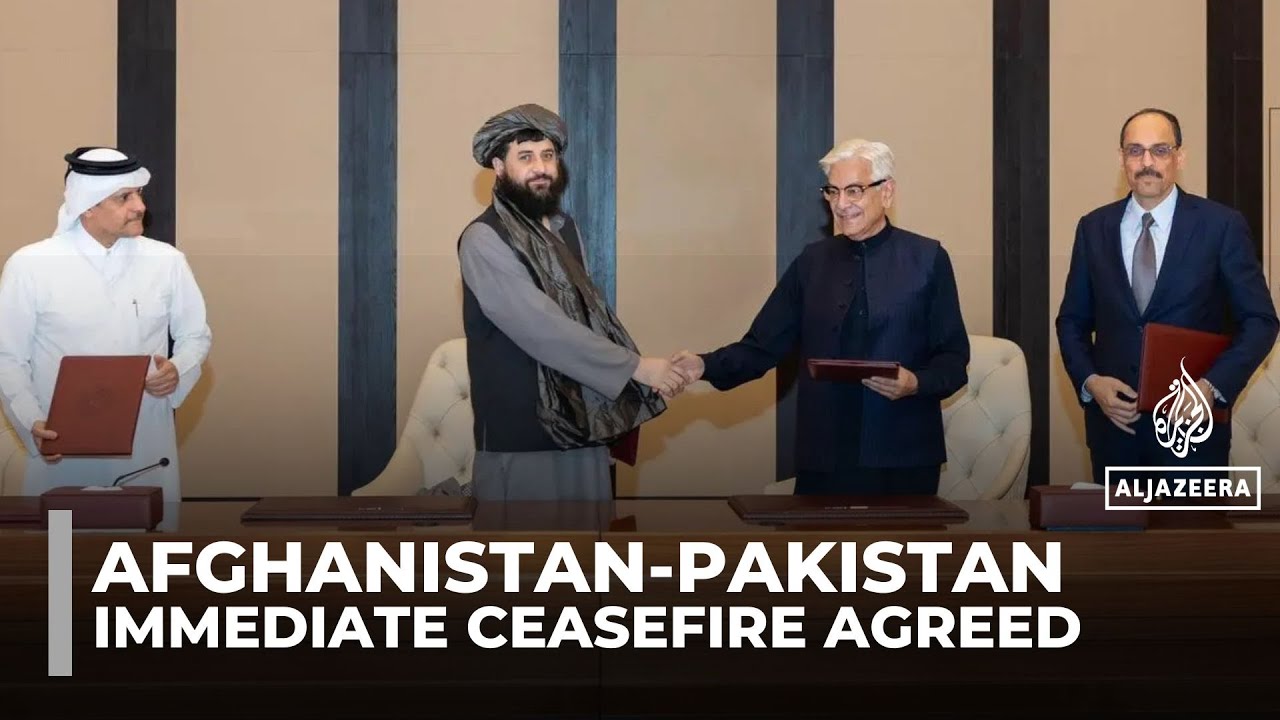 Afghanistan & Pakistan Agree to Immediate Ceasefire ✈️