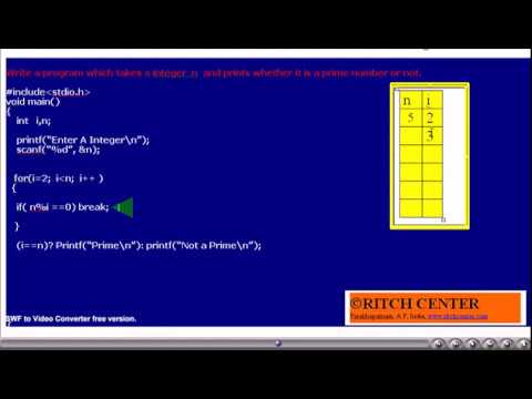 prim1: This video is for checking primality of an integer.