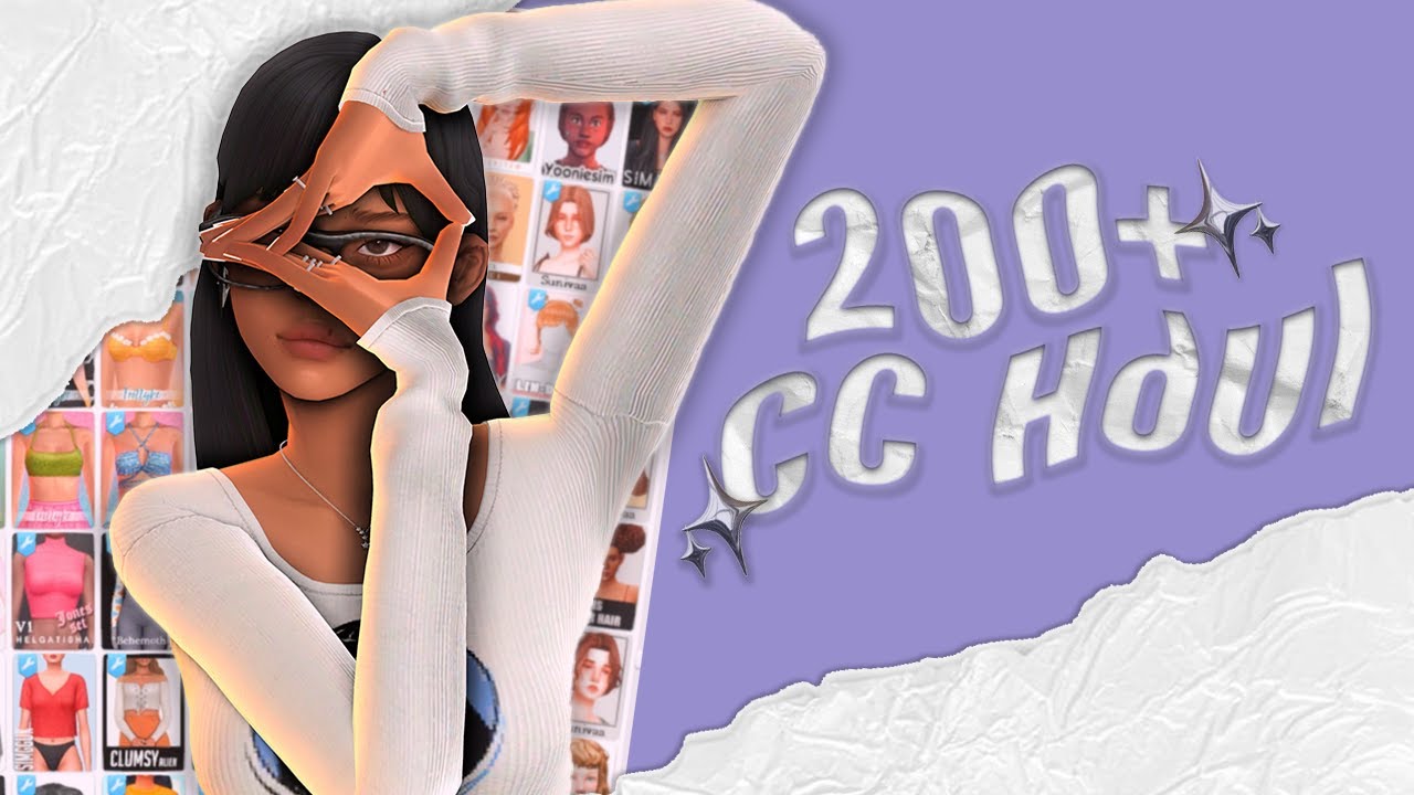 200+ CC Items Haul for The Sims 4 🛍️