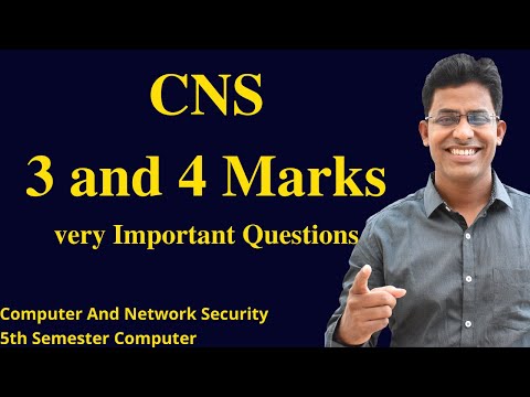 CNS 3 and 4 Marks Most Important Questions