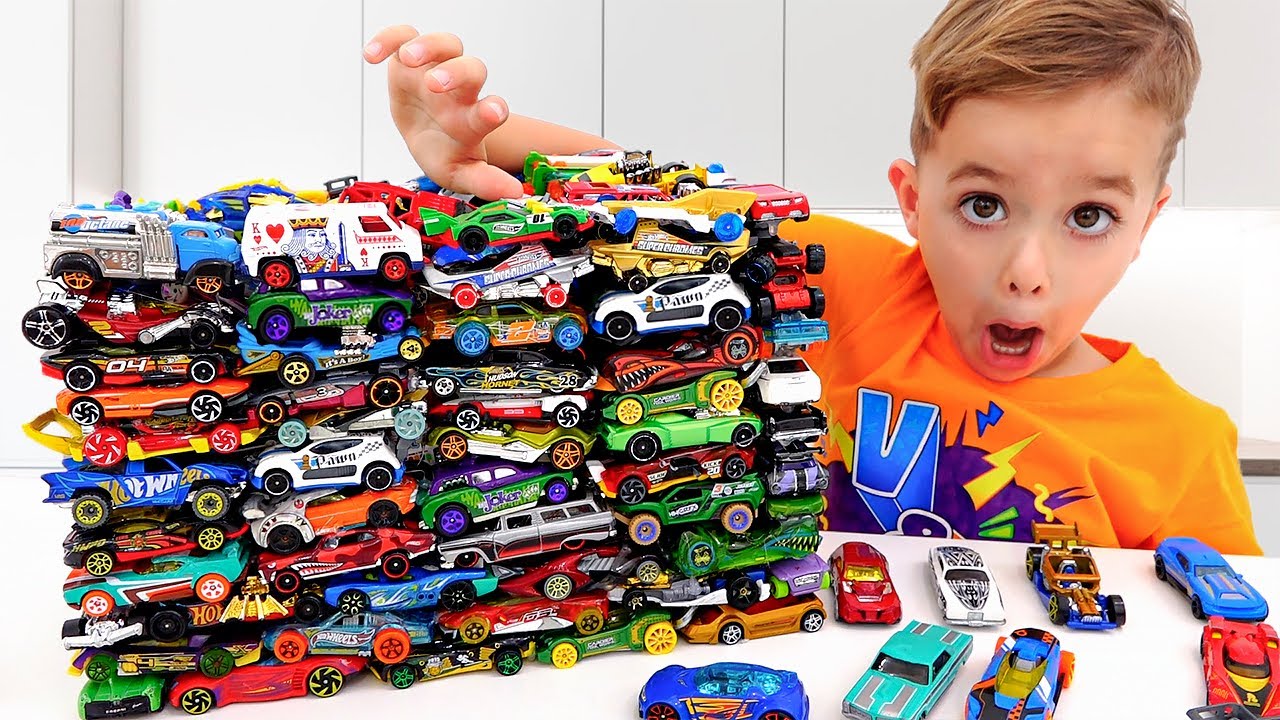 Vlad e Niki se Divertem com Carrinhos Hot Wheels City 🚗 | Desafio de Slime