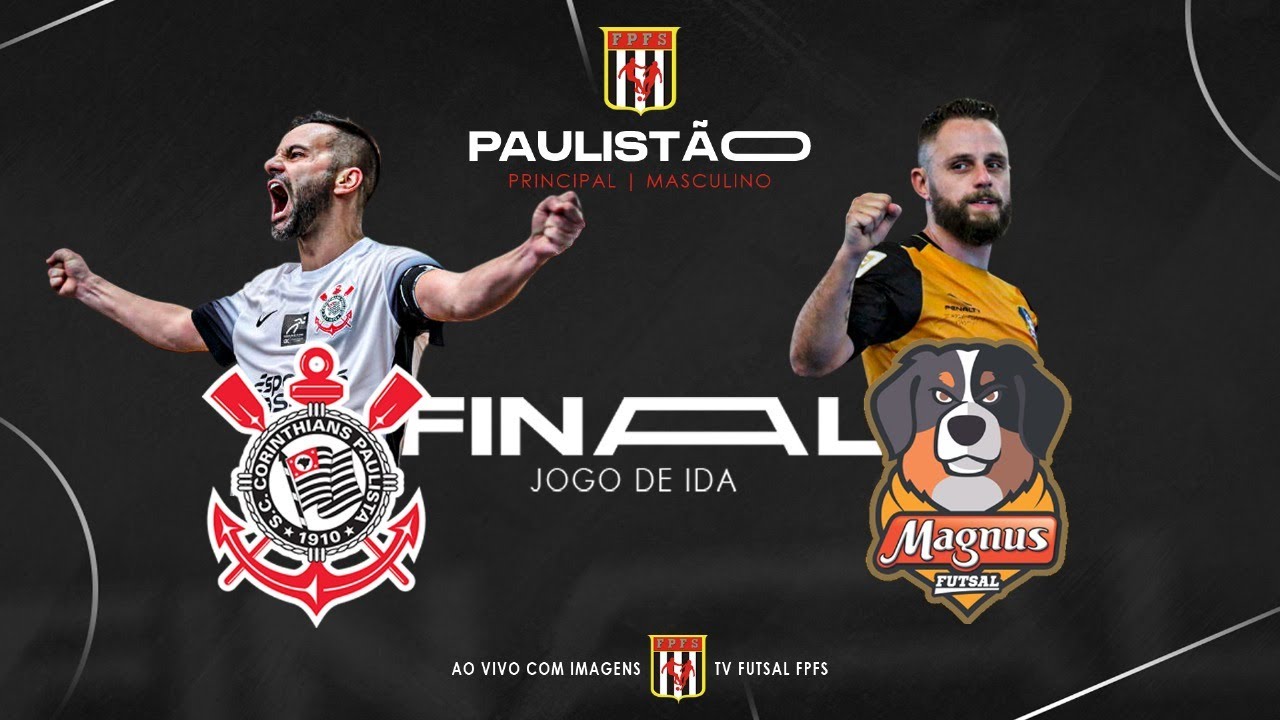 JOGO IDA FINAL: Corinthians Futsal vs Magnus - AO VIVO 🏆