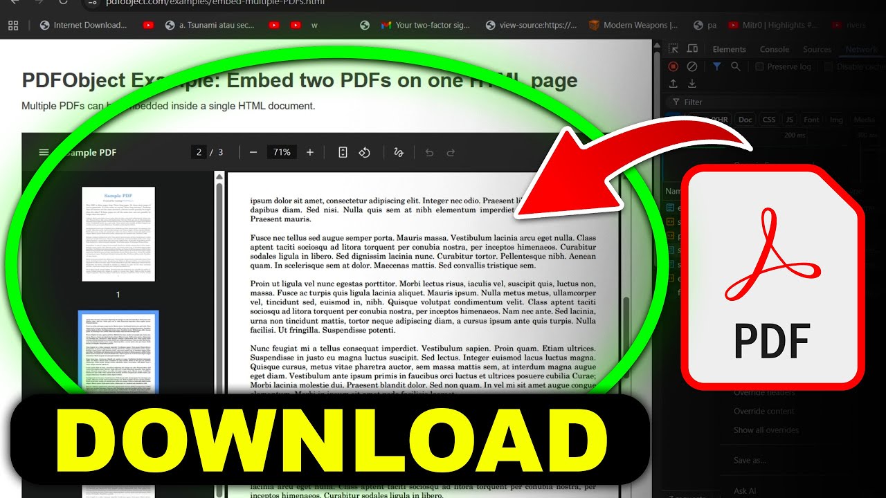 How to Easily Download Embedded PDFs from Any Website in 2025 π₯