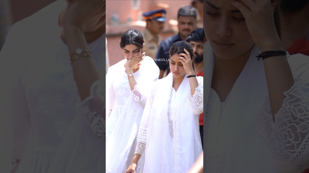 Khushi Kapoor Breaks Down After Saying Goodbye to Dadi 😢