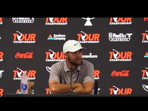Scottie Scheffler - Ted Scott Back | Lessons from Playing with Tiger Woods Tour Championship Presser