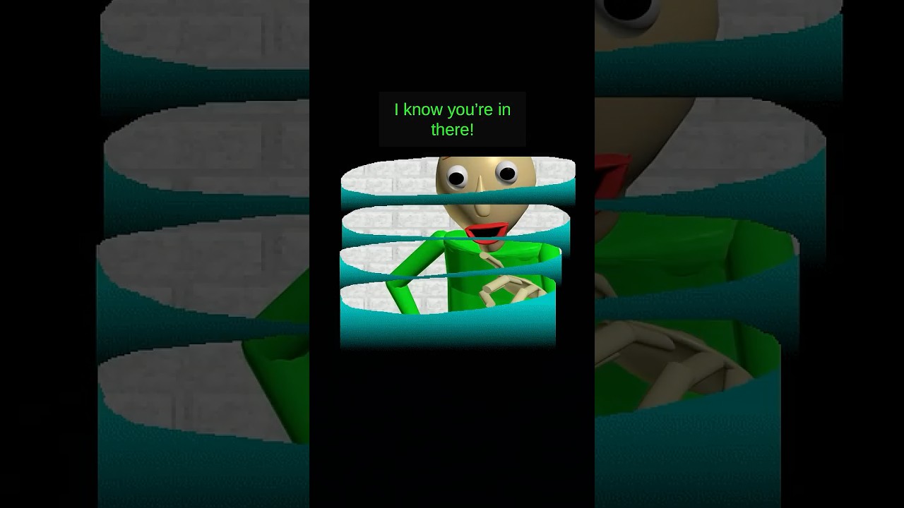 Baldi's Basics Plus: You Can Now Escape from the Locker!