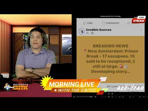 MORNING LIVE' 🌄 WITH THE CRITIC