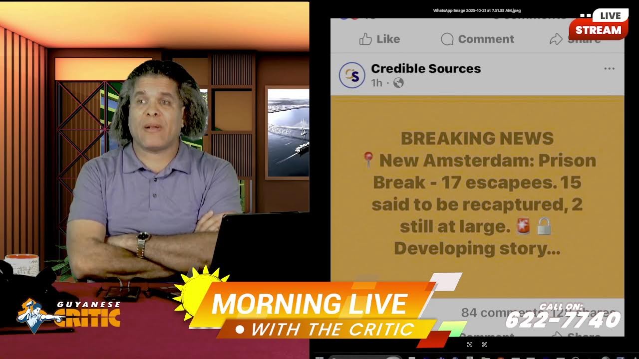 Morning Live 🌄: The Critic Discusses Government’s Role in Protecting Citizens & Finding Wanted Criminals