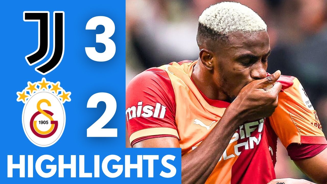 Juventus vs Galatasaray 3-2 Highlights | UCL 2025/26 ⚽