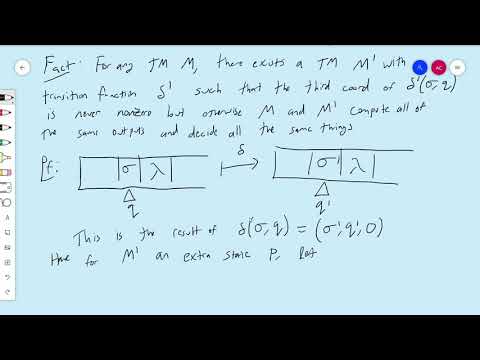 Warmup: Proving that Staying Still is Unnecessary (Computability Theory 11)