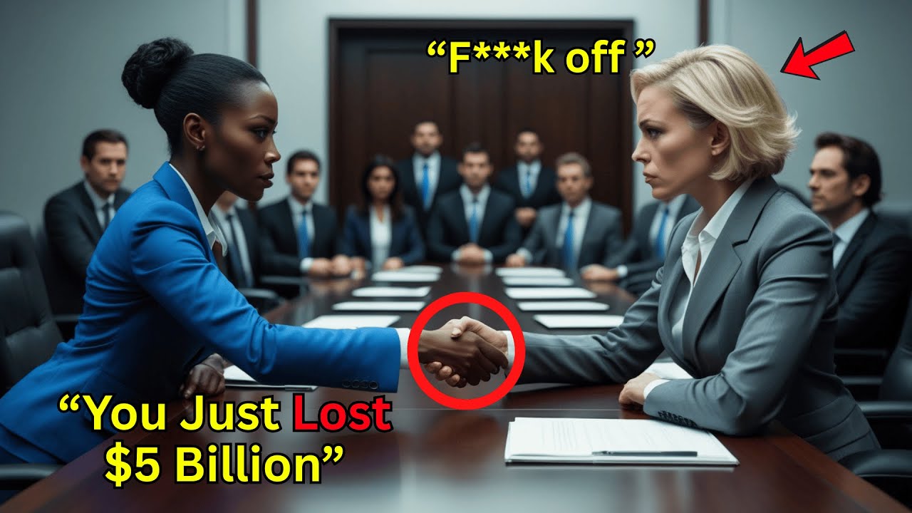 CEO Snubs Black Woman’s Handshake, Then Lands $5B Deal 🤯