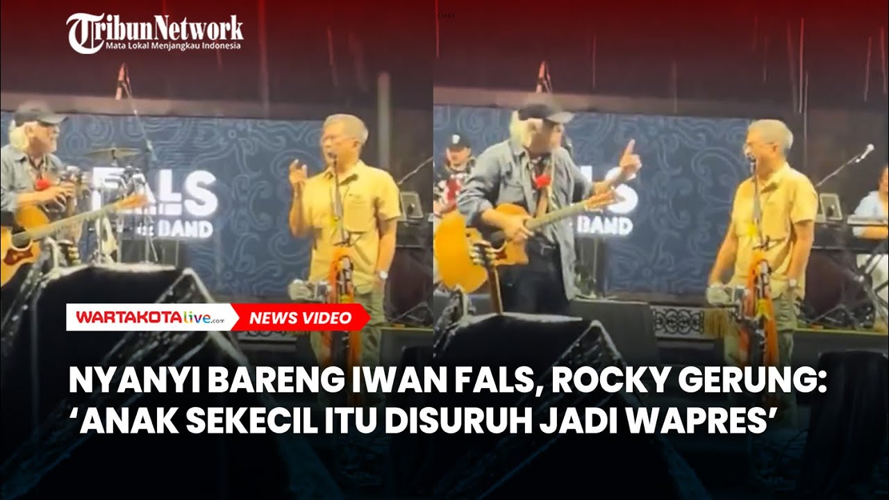 Momen Iwan Fals Panik Rocky Gerung Ubah Lirik Sore di Tugu Pancoran