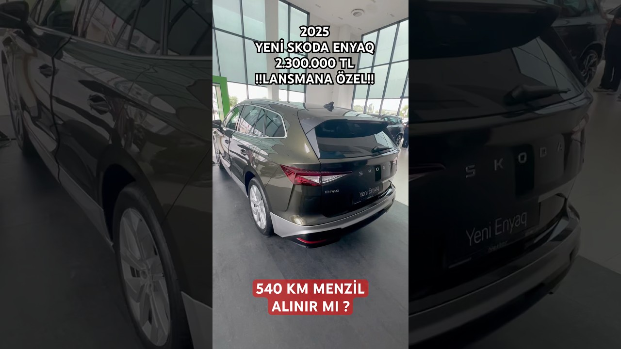 2025 Skoda Enyaq 540 KM Menzil: Alınır mı?