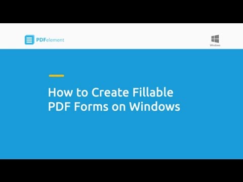 Create Fillable PDF Forms on Windows 📝
