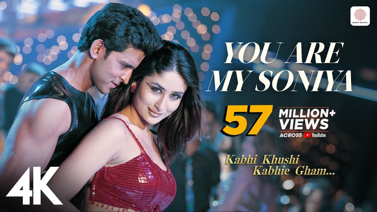 You Are My Soniya - K3G | Kareena Kapoor & Hrithik Roshan in 4K 🎶