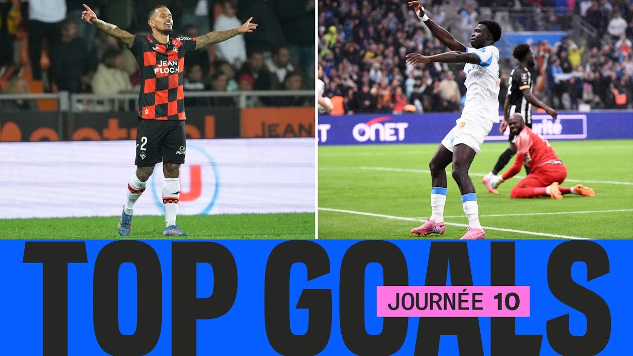 Les Plus Beaux Buts de la 10ème Journée en Ligue 1 🍽️ | Résumé Complet