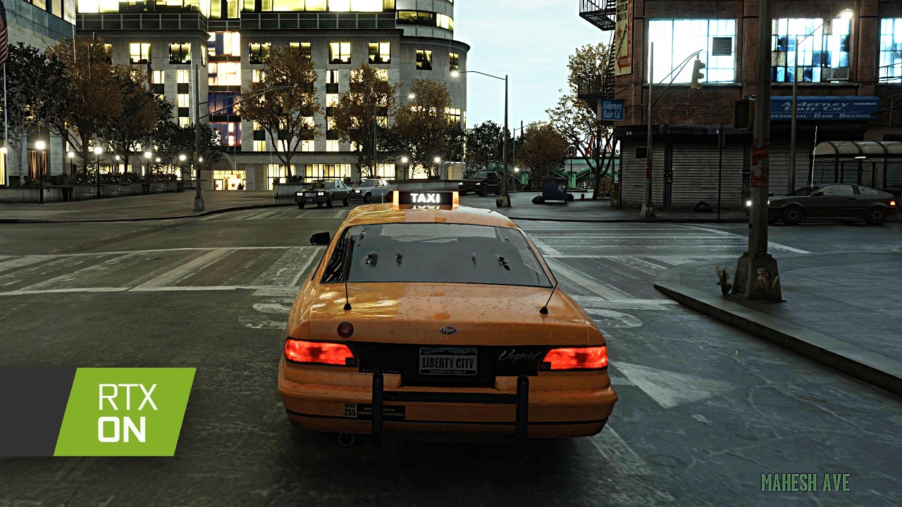 GTA IV - RTX Remix Path Tracing 4k Graphics 2026 Textures Remastered Mod! RTX 5090 Max Settings