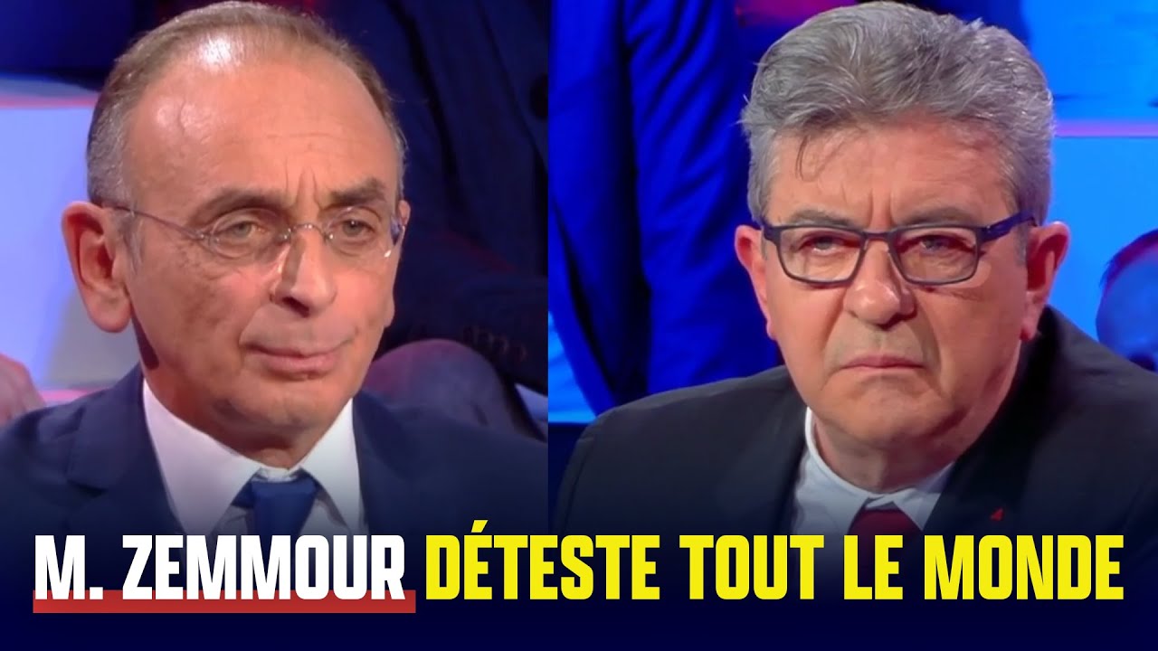 Zemmour critique Jean-Luc Mélenchon sur sa surdité lors de Face à Baba