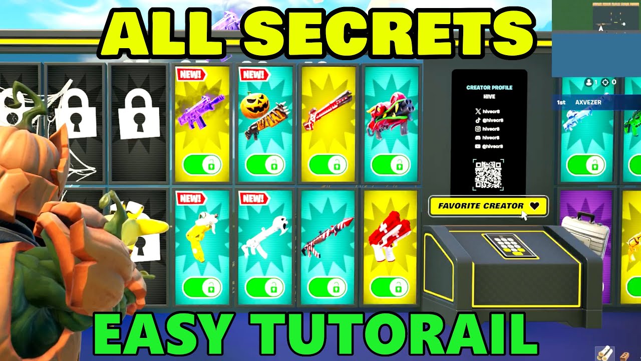 Fortnite Secrets & 1v1 Gun Challenges | All Code Locations Part 6 ๐ฎ