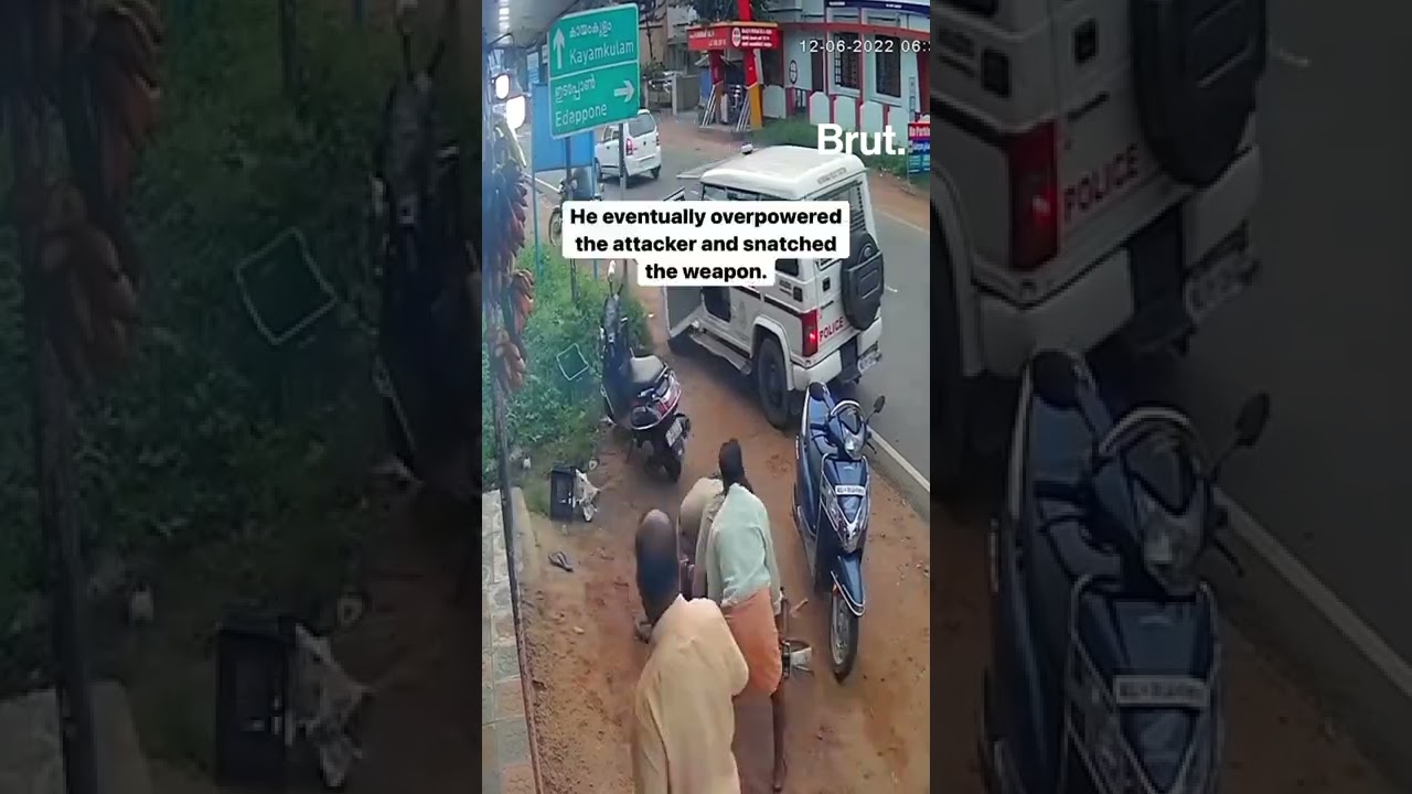 Kerala Cop's Brave Machete Confrontation Goes Viral