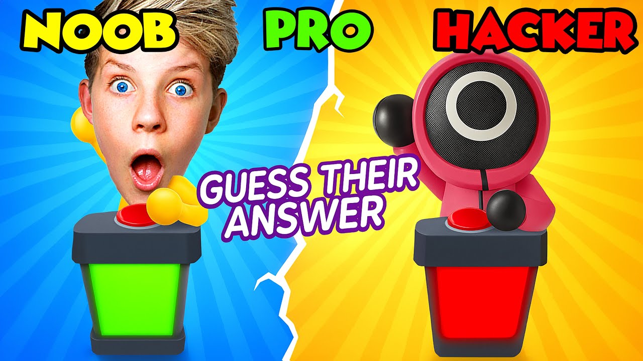 NOOB to PRO to HACKER: Guess Their Answer | Prezley