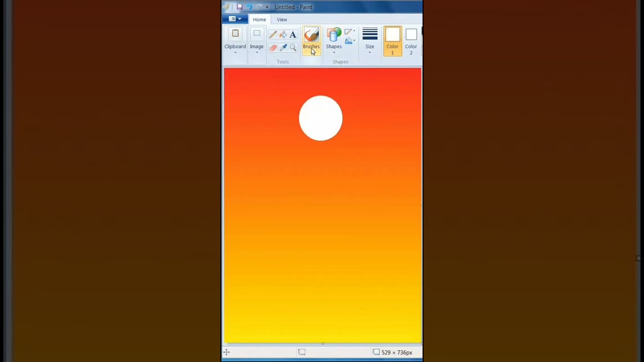 How to Draw a Computer in MS Paint 🖥️