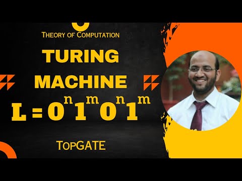 Turing Machine for L = 0^n 1^m 0^n 1^m | Turing Machine for 0n1m0n1m | Automata Theory | TOC