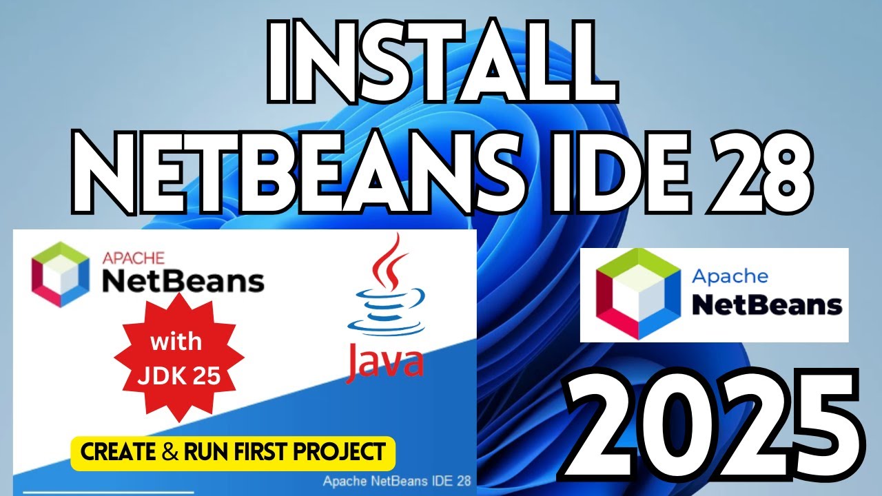 NetBeans IDE 28 with Java JDK 25 on Windows (2025) | Install Netbeans