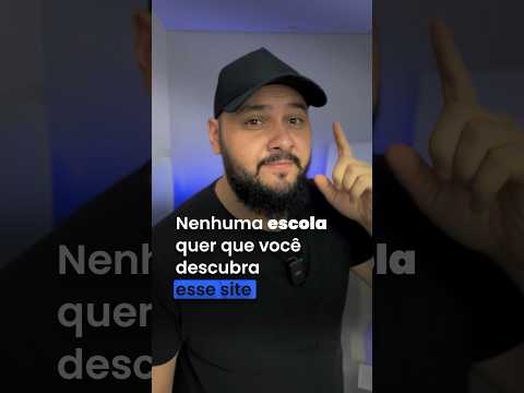 Estudo todas as séries do ensino fundamental e ensino médio com esse site!#estudante #eja #estudos