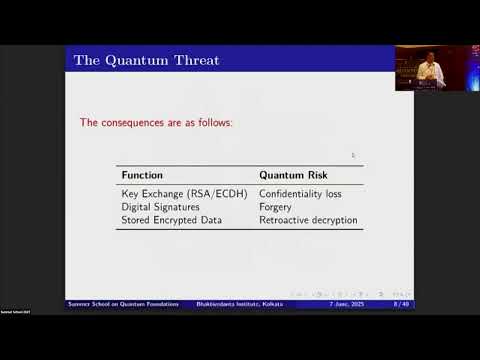 NIST's Post-Quantum Cryptography Standardization and Quantum Readiness | Dr. Kunal Abhishek