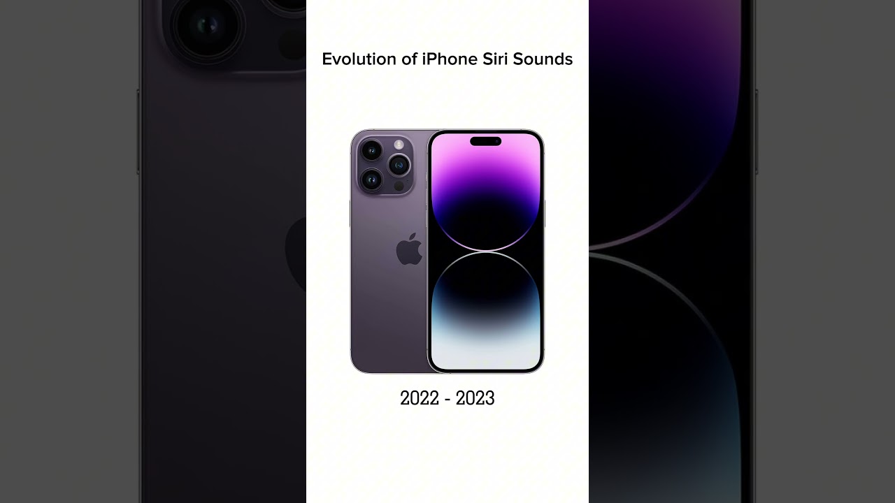 iPhone Siri Sound Evolution (Updated) ๐๏ธ