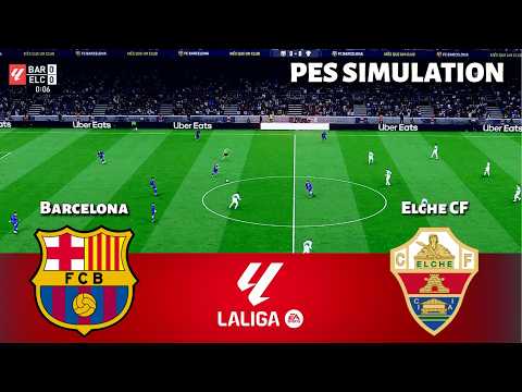 Barcelona vs Elche CF | LaLiga 2025/26 | PES 21 Simulation