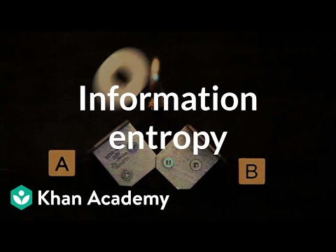 Information entropy | Journey into information theory | Computer Science | Khan Academy