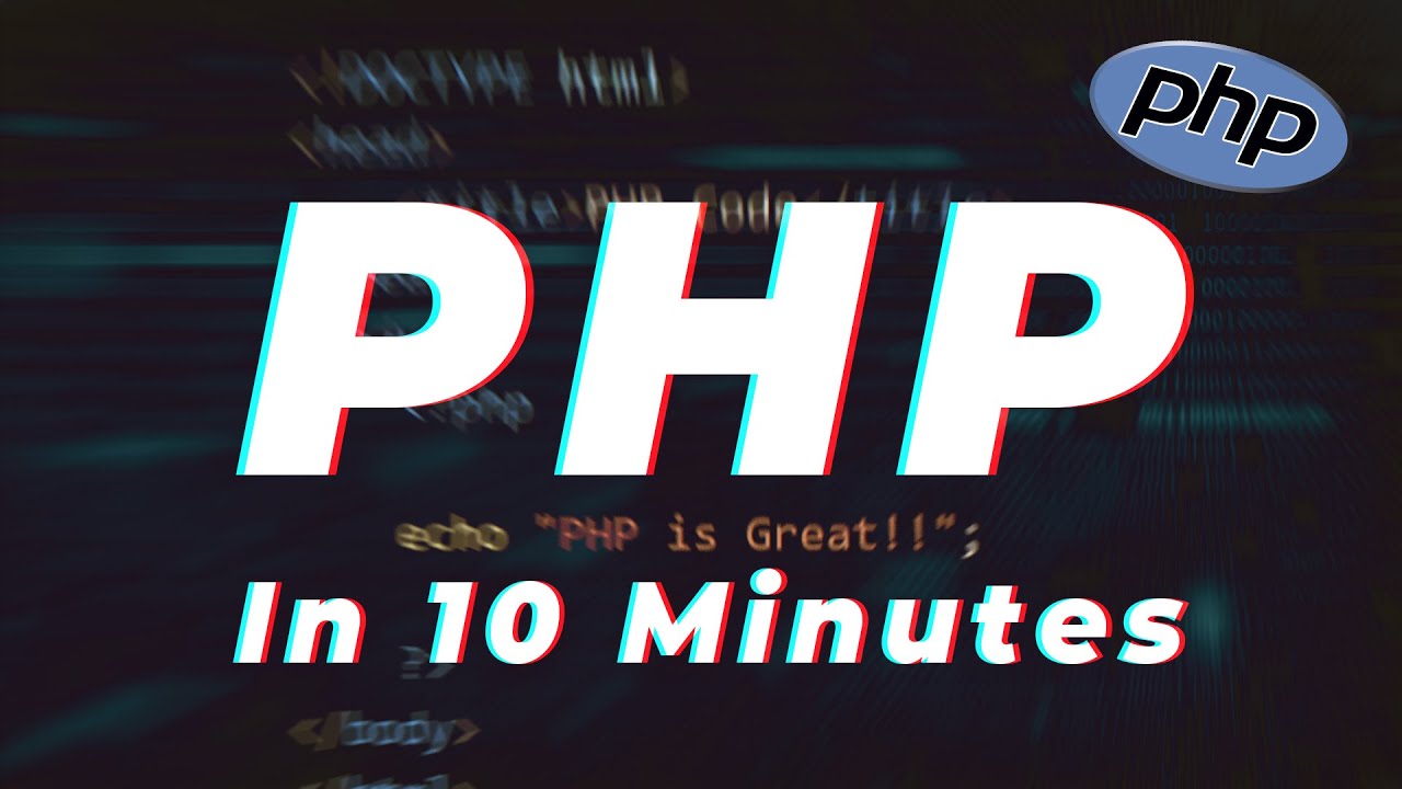Learn PHP in 10 Minutes! Beginner Tutorial π