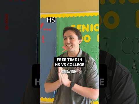 so much more energy in high school @college.life.shorts