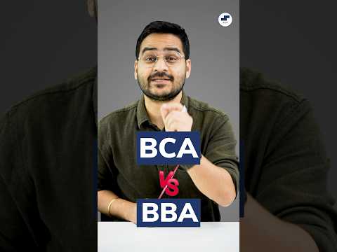 💥After 12th BCA or BBA? BBA vs BCA Full Comparison! Scope of BCA in 2023! #shorts #bca #bba #viral