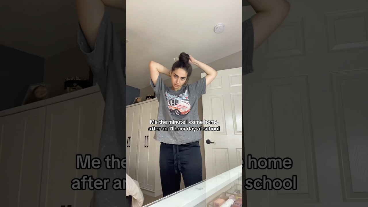 Returning Home from School: A Relatable Moment