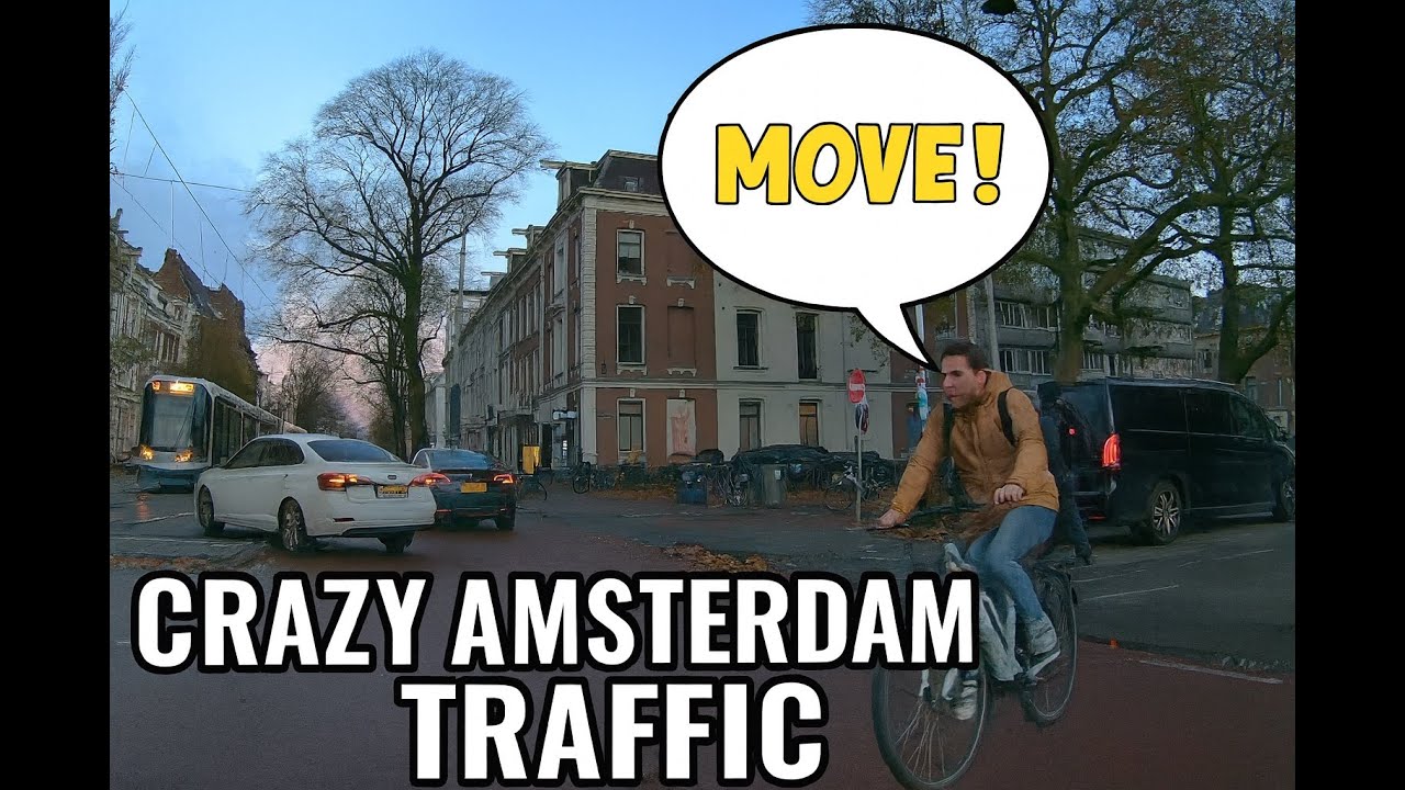 Amsterdam Dashcam Chaos 🚲😳