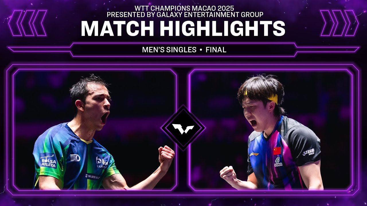 Hugo Calderano vs Wang Chuqin | Exciting MS Final at WTT Macao 2025 🏓