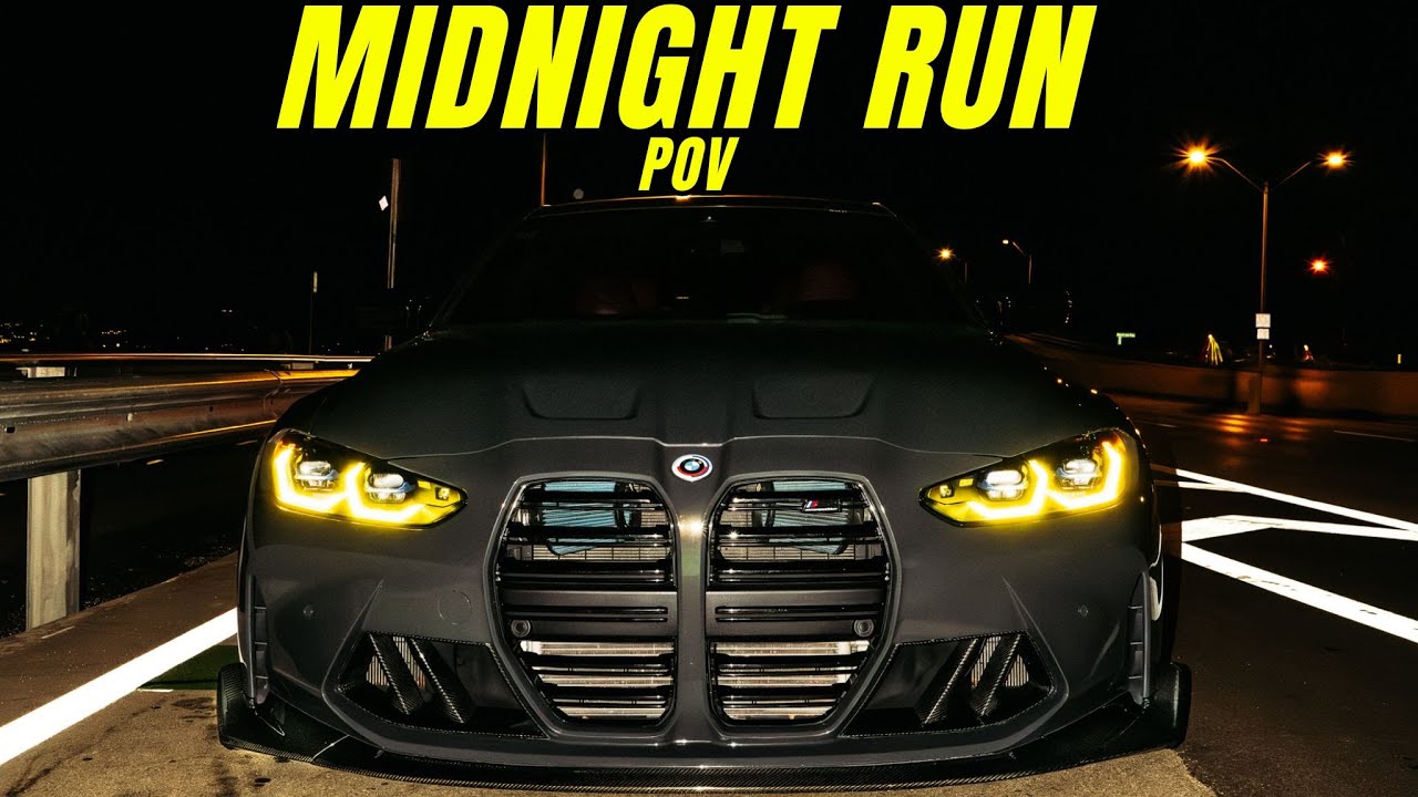 Midnight Drive in BMW M4 Competition 🚗