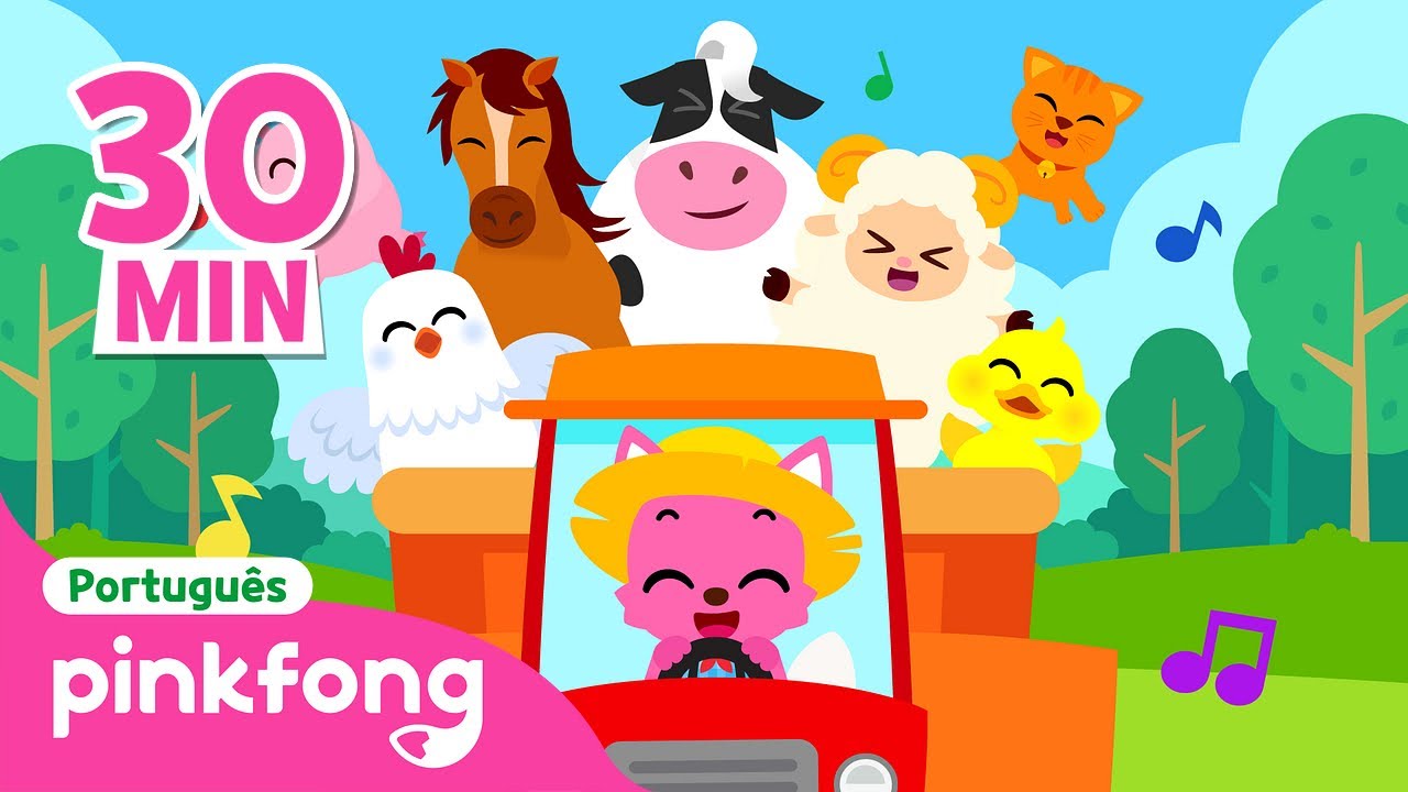 Maratona de Animais na Fazenda 🐷🐶 | Pinkfong e Bebê Tubarão | Vídeo Completo para Crianças